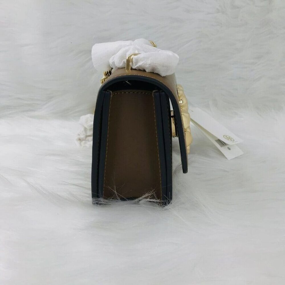 Brand New Tory Burch Small Eleanor Bag In Brown - Picture 10 of 11